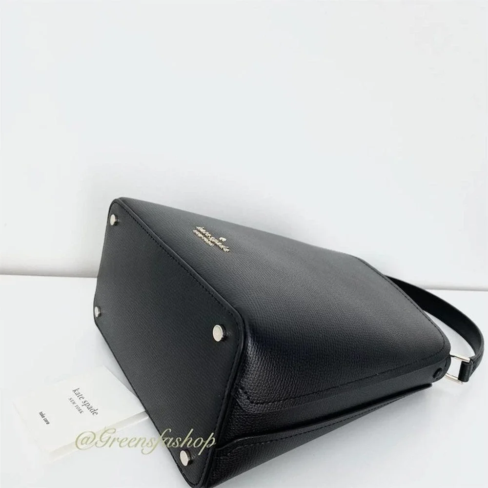 NWT Kate Spade Purse Darcy Black Small Bucket Bag Crossbody - Picture 7 of 10